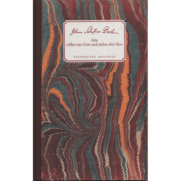 Aria "Alles mit Gott und nichts ohn' ihn" - Bach, Johann Sebastian