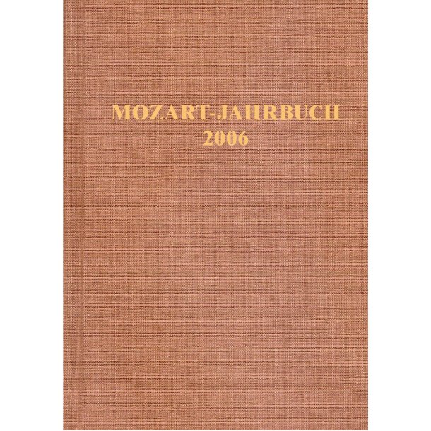 Mozart-Jahrbuch 2006 - 