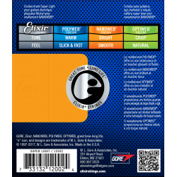 Elixir strings Nanoweb Electric guitar Nickel plated steel super light 09-42