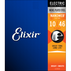 Elixir strings Nanoweb Electric guitar Nickel plated steel light 10-46 
