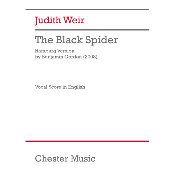 The Black Spider: Hamburg Version - Children's Opera