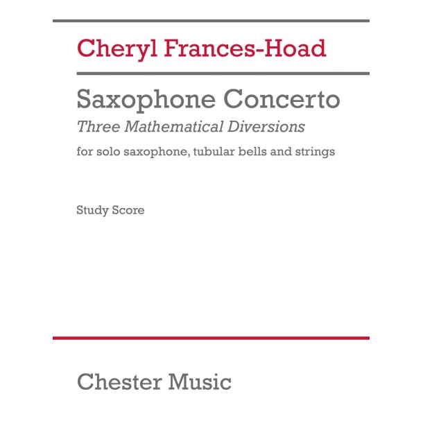 Saxophone Concerto: Three Mathematical Diversions (solo saxophone, tubular bells and strings)