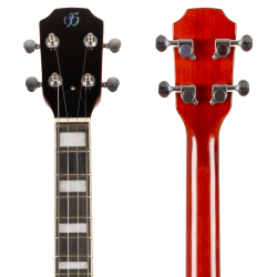 Centurion Tenor Electric Ukulele - Vintage Burst : Singlecut Shape. Solid Body