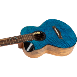 Flight Comet Tenor All Solid Electro Ukulele - Blue