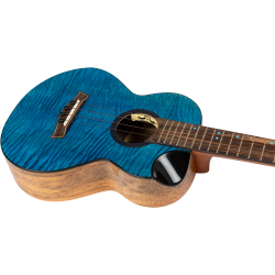 Flight Comet Tenor All Solid Electro Ukulele - Blue