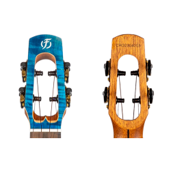 Flight Comet Tenor All Solid Electro Ukulele - Blue