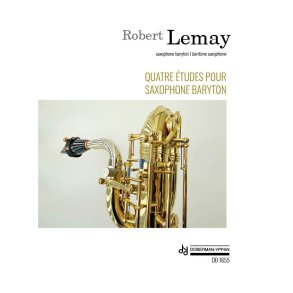 Quatre &eacute;tudes pour saxophone baryton