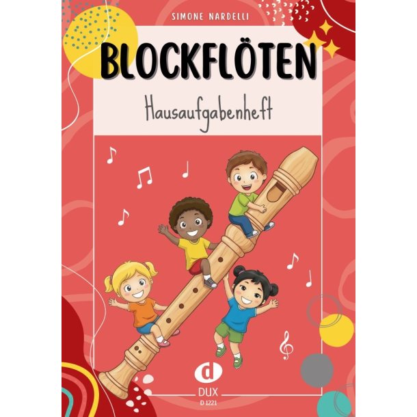 Blockfl&ouml;ten-Hausaufgabenheft