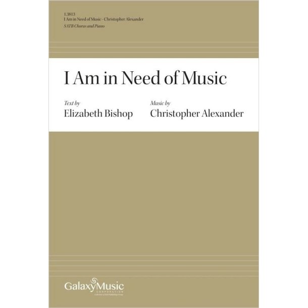 I Am in Need of Music