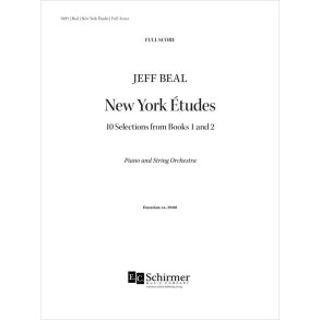 New York &Eacute;tudes: Additional Full Score