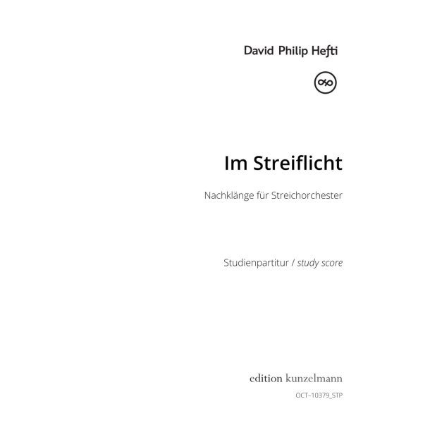 Im Streiflicht, Nachkl&auml;nge f&uuml;r Streichorchester