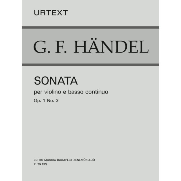 Sonata Op. 1, No. 3