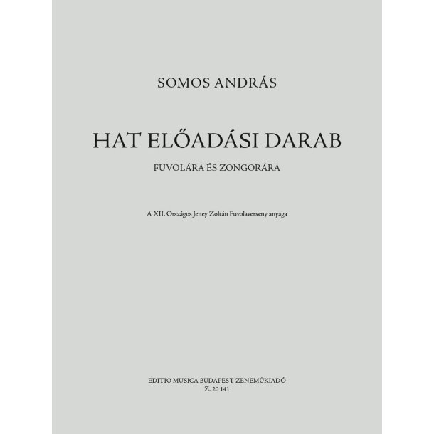 Six Performance Pieces for Flute and Piano