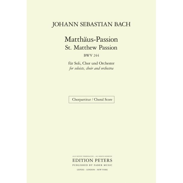 St. Matthew Passion