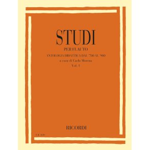 Studi per flauto a cura di Carlo Morena - Vol. 1