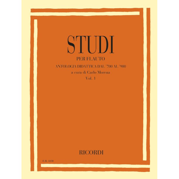 Studi per flauto a cura di Carlo Morena - Vol. 1