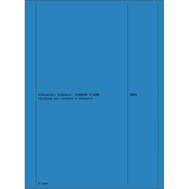 Chanson D'Aube per Violino e Chitarra