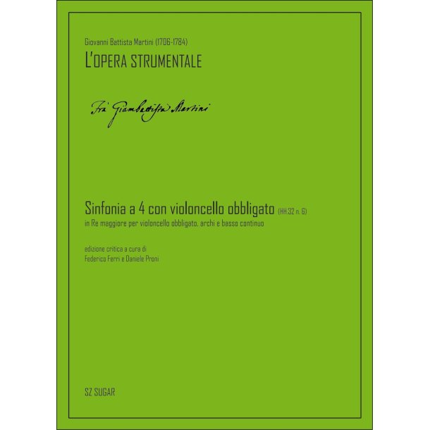 Sinfonia a 4 con violoncello obbligato(HH.32 n. 6)