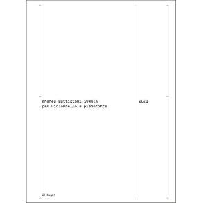 Sonata: per violoncello e pianoforte