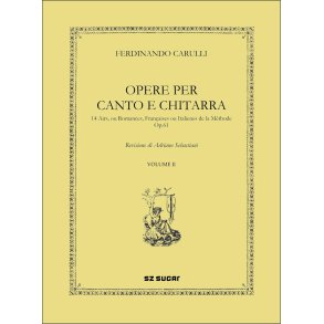 Opere Per Canto e chitarra volume II