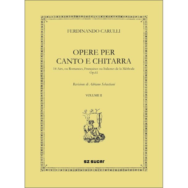 Opere Per Canto e chitarra volume II
