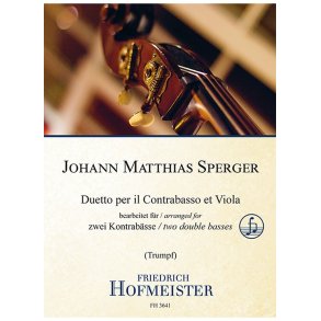 Duetto per il Contrabasso et Viola