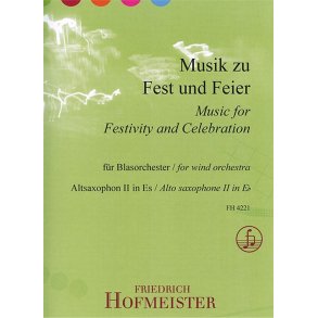 Musik zu Fest und Feier / Altsaxophon II in Es