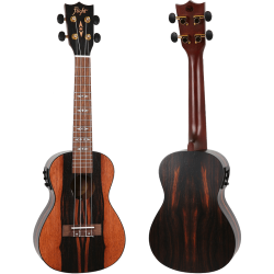 Flight Concert Electro-Acoustic Ukulele with bag : Amara Finish