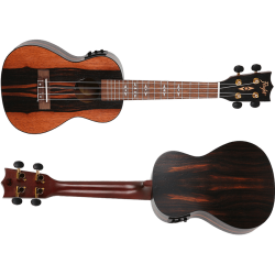 Flight Concert Electro-Acoustic Ukulele with bag : Amara Finish