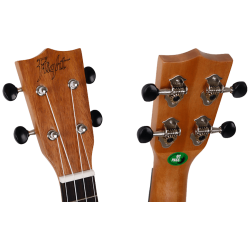 Concert Ukulele frn Flight - i Sapele med kvalitet vska