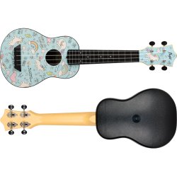 Flight TUS-40 Unicorn/Enhjrning Soprano Travel Ukulele