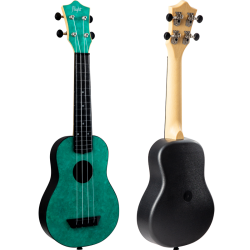 TUS65 Shimmer Travel Sopran Uke - Emerald