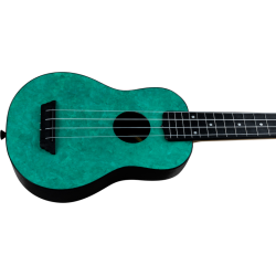 TUS65 Shimmer Travel Sopran Uke - Emerald