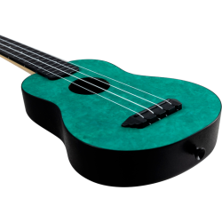 TUS65 Shimmer Travel Sopran Uke - Emerald