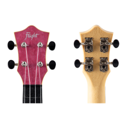 TUS65 Shimmer Travel sopran Ukulele - Ruby