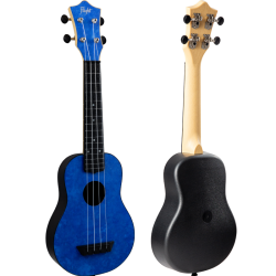 TUS65 Shimmer Travel Uke - Sapphire