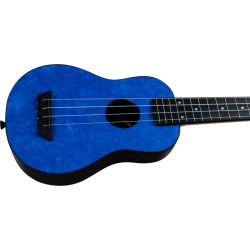 TUS65 Shimmer Travel Uke - Sapphire