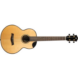 Flight Aurora Solid Top Baritone Electro Ukulele - Nat