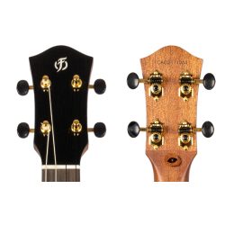 Flight Aurora Solid Top Baritone Electro Ukulele - Nat