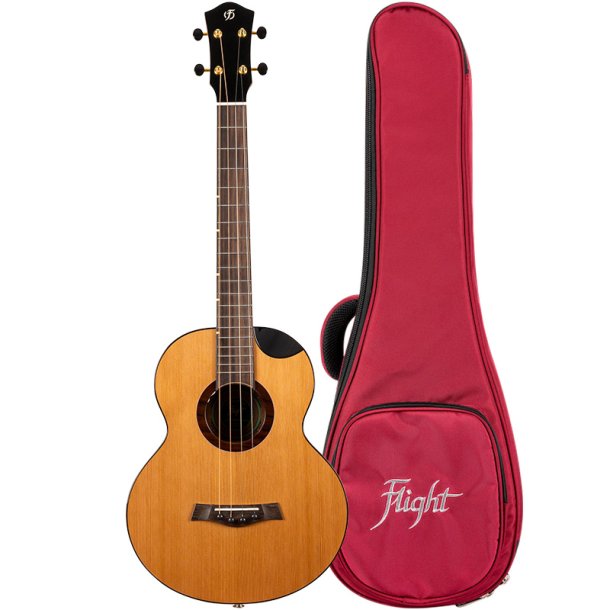 Lily Baritone Electro Ukulele : Solid Top, Steel String