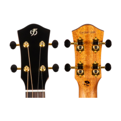Lily Baritone Electro Ukulele : Solid Top, Steel String