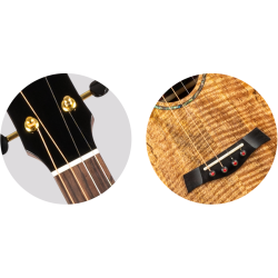 Maia Flight Baritone Solid Top Electro Acoustic Ukulele