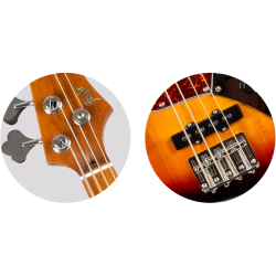 Flight Mini J Bass - Sunburst