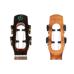 Flight Nighthawk Tenor Electro Ukulele - Black Stain : All Solid
