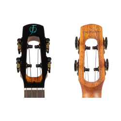 Flight Nighthawk Concert Electro Ukulele - Black Stain : All Solid