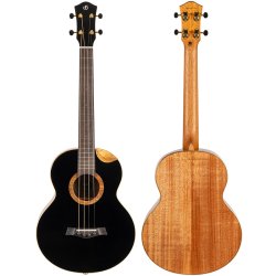 Nora Baritone Electro Ukulele : Solid Top, Steel String