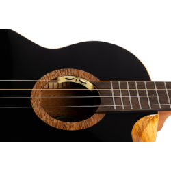 Nora Baritone Electro Ukulele : Solid Top, Steel String