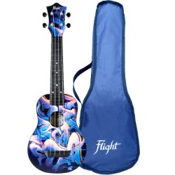 Flight Travel Ukulele - Graffiti, TUS40 ABS 