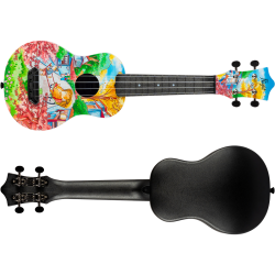 Ultra Flight Travel Soprano Ukulele - Fat Cat