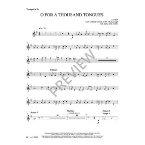 O for a Thousand Tongues - Instrument edition